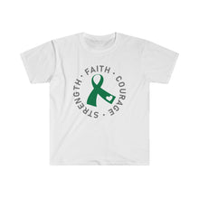 Load image into Gallery viewer, Strength - Faith - Courage Gastroparesis Shirt